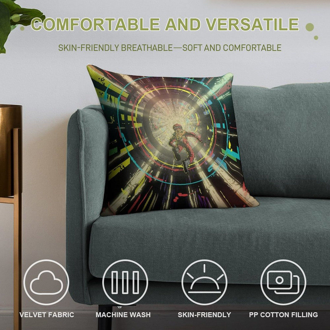 It Goes on Forever... Soft Bedroom Essential Throw Pillow