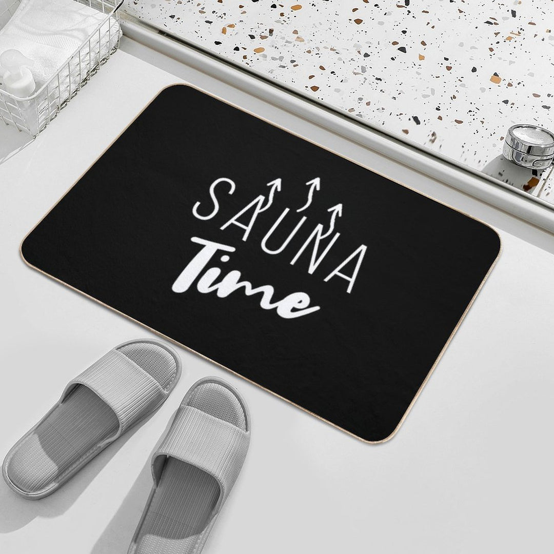 Sauna TIme Wellness  Dirt-Trapping Bath Mat