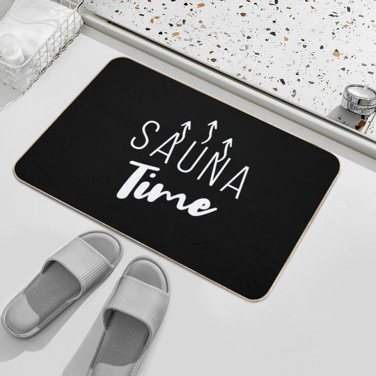 Sauna TIme Wellness  Dirt-Trapping Bath Mat