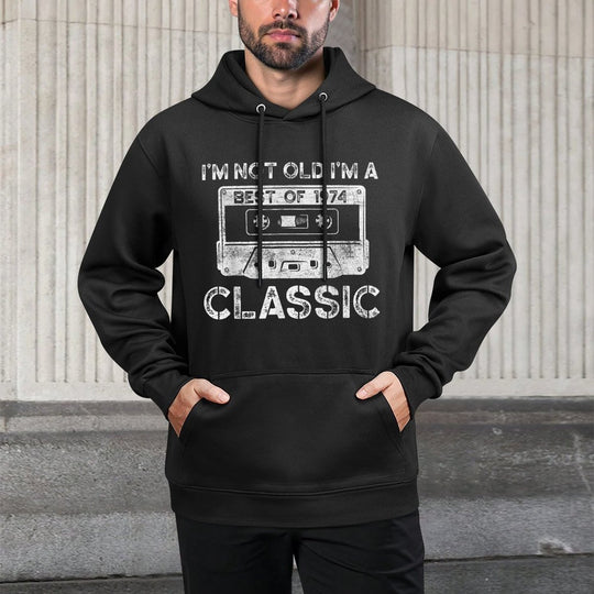50 Birthday Decorations Women Men 1974 BDay 50th Birthday Machine Washable Hoodie