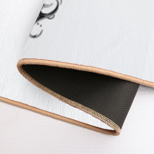 A Disgusting Dark Devil.  Repositionable Bath Mat