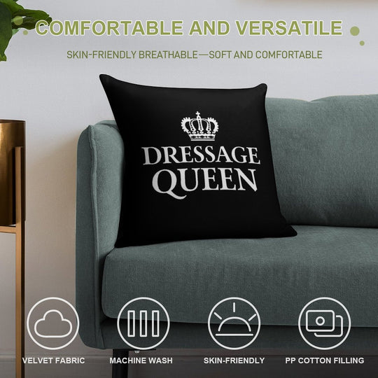 Dressage Queen Soft Style Accent Throw Pillow