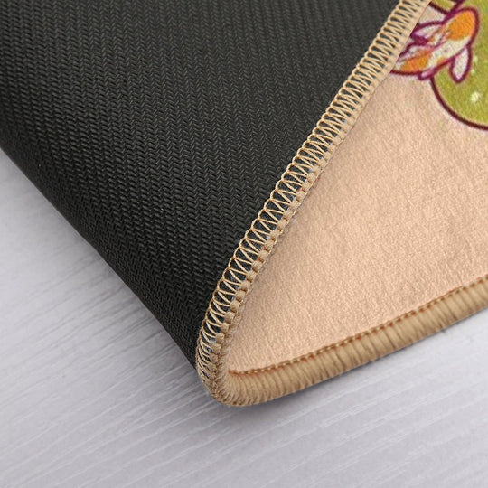 Lotus Bunnies  Slip-Resistant Bath Mat