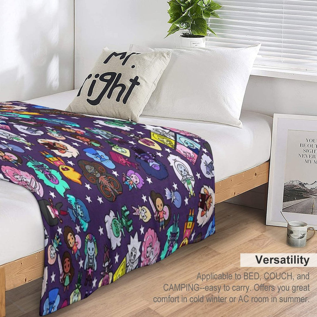 Crystal Gems Multi-functional Throw Blanket