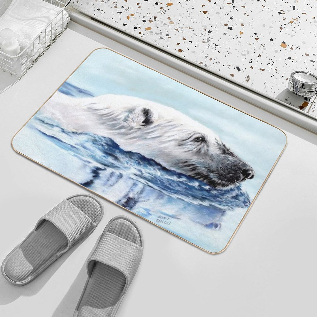Polar Bear  High-Traffic Bath Mat