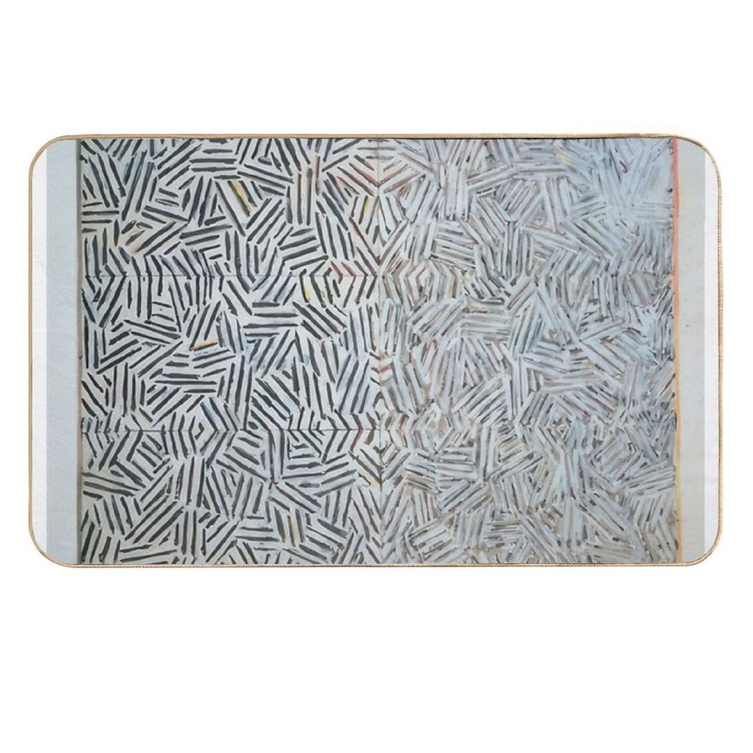 Jasper Johns  Dirt-Trapping Bath Mat