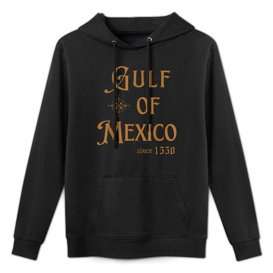 Vintage Gulf of Mexico Golfo De Mexico Since 1550 No America Kangaroo Pocket Hoodie