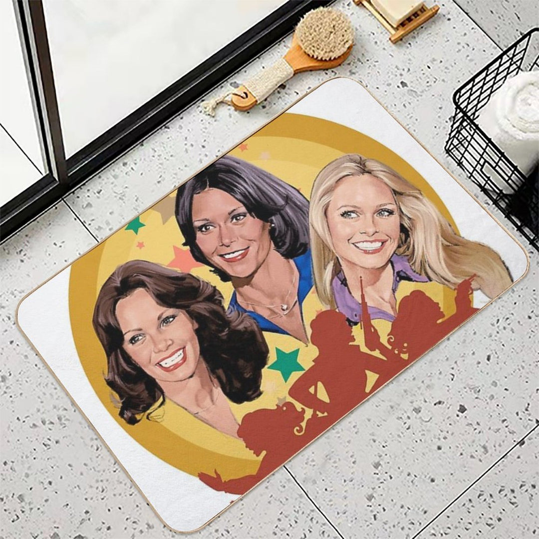 Yellow Angels  Anti-Trip Bath Mat