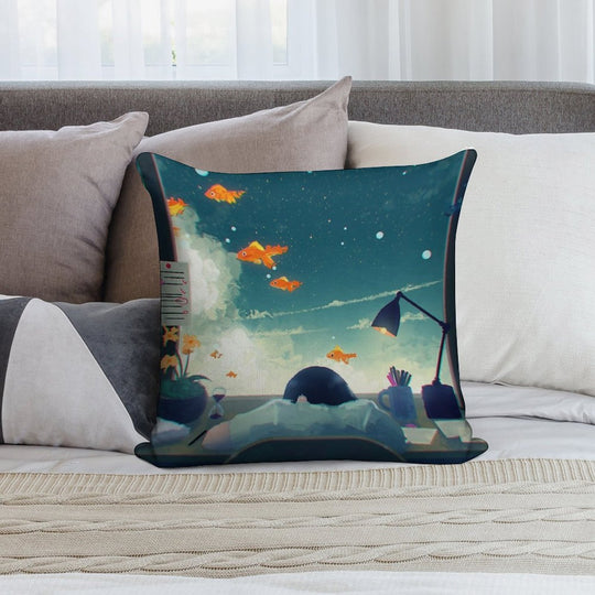 Dreaming... Soft Anti-Pilling Throw Pillow