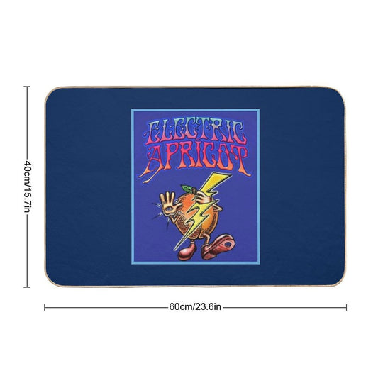 Electric Apricot  Stain-Proof Bath Mat