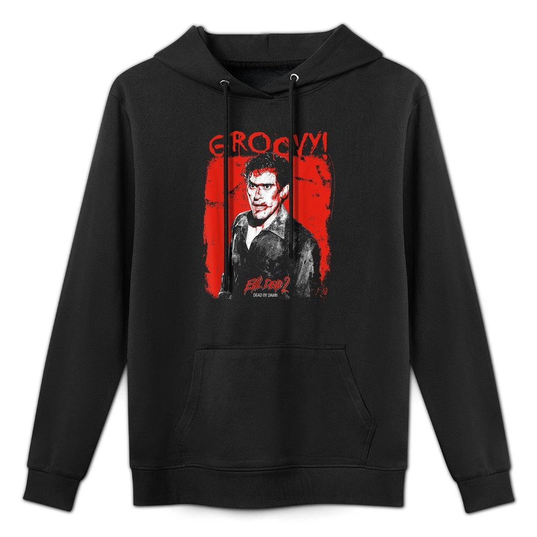 Ripple Junction X Evil Dead 2 Ash Williams Bloody Groovy Moisture-Wicking Hoodie