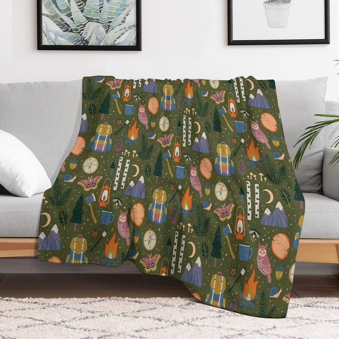 Into The Woods Multi-functional Throw Blanket