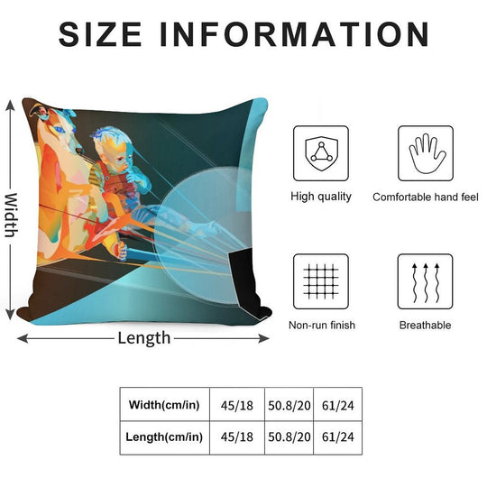 Watching Tv Soft Warmth Comfort Throw Pillow