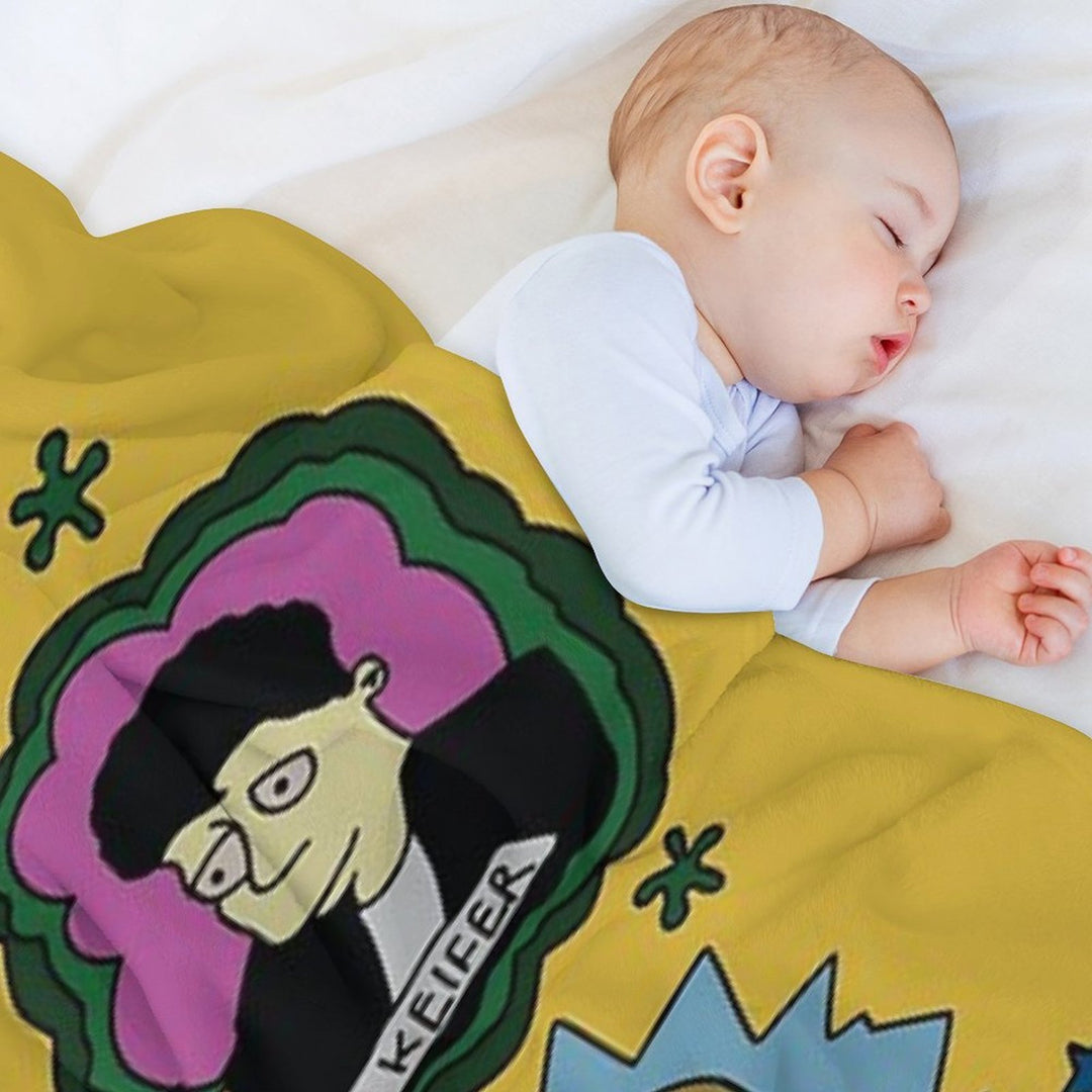 Non-Threatening Boys Magazine All-season Throw Blanket