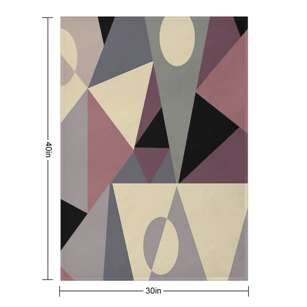 Triangulation I Lightweight Throw Blanket