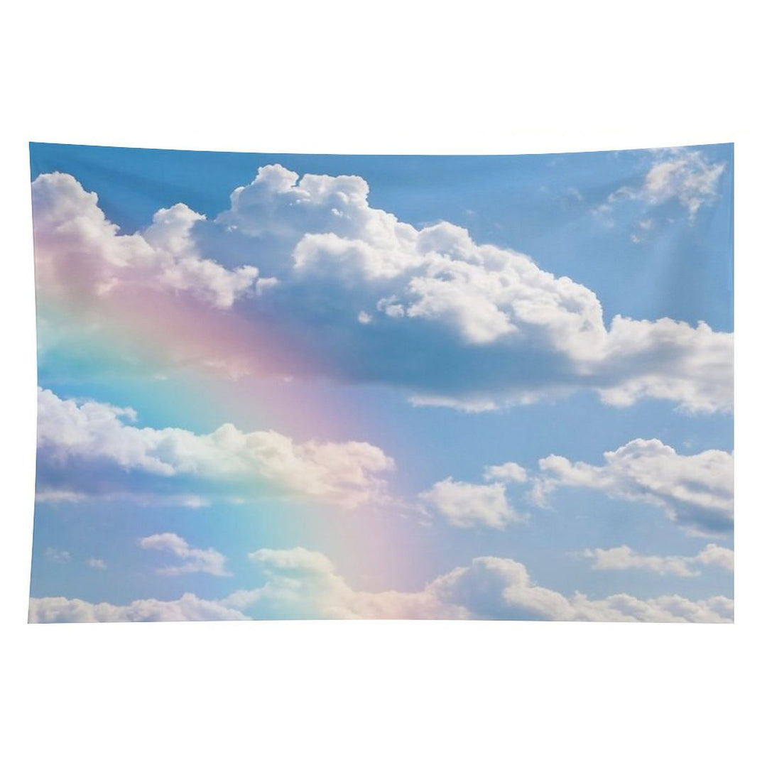 Rainbow Clouds Tapestry