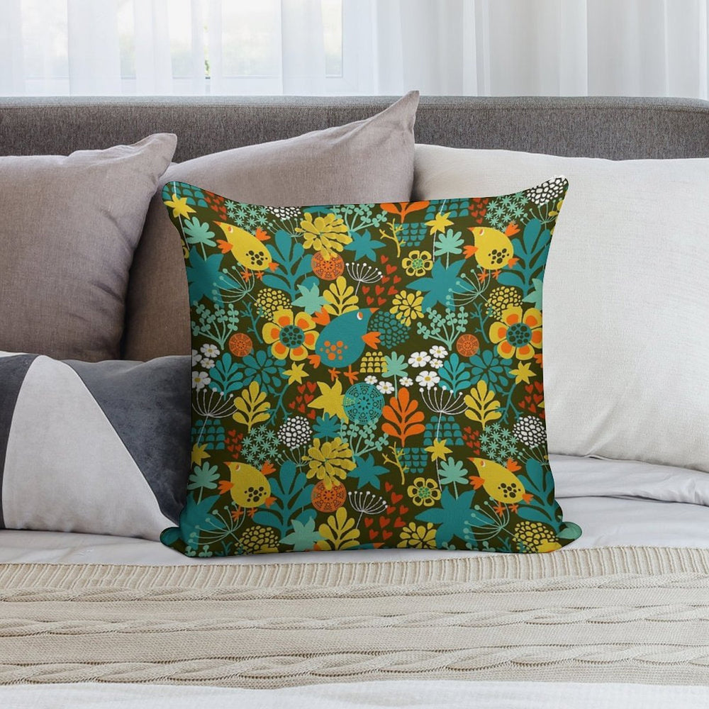 Summer Romance Soft Decorative Cover Throw Pillow