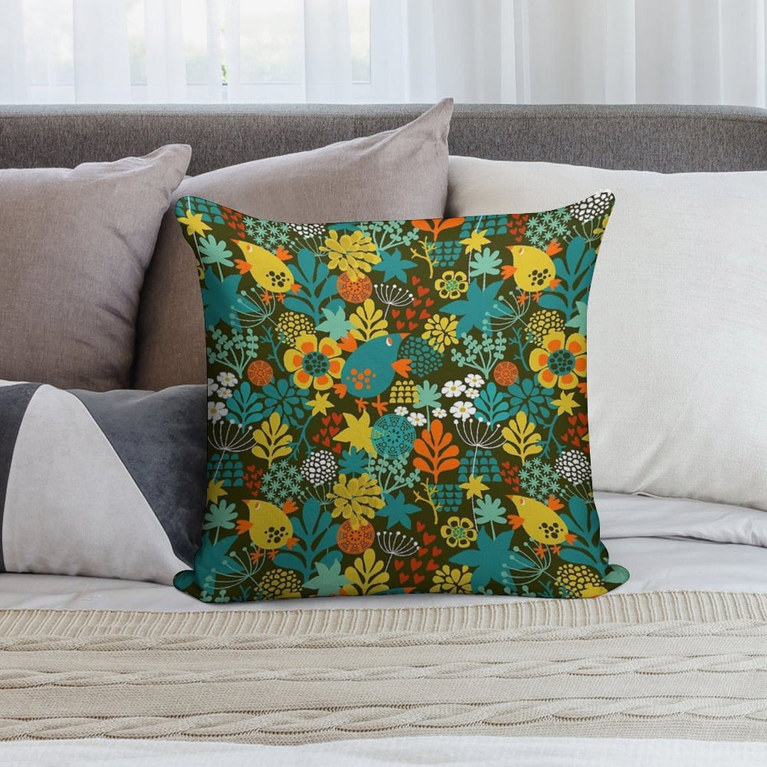 Summer Romance Soft Decorative Cover Throw Pillow