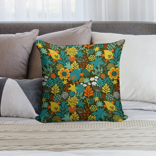 Summer Romance Soft Decorative Cover Throw Pillow