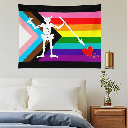 Blackbeard Pride Flag 2025 Tapestry