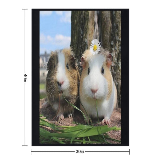 Guinea Pig – Cavy Collection – Model 01 Premium Throw Blanket