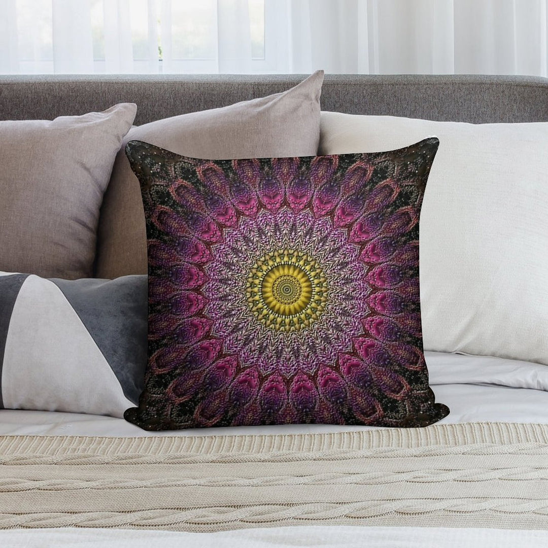 Mandala 15 Soft Gift Ready Throw Pillow