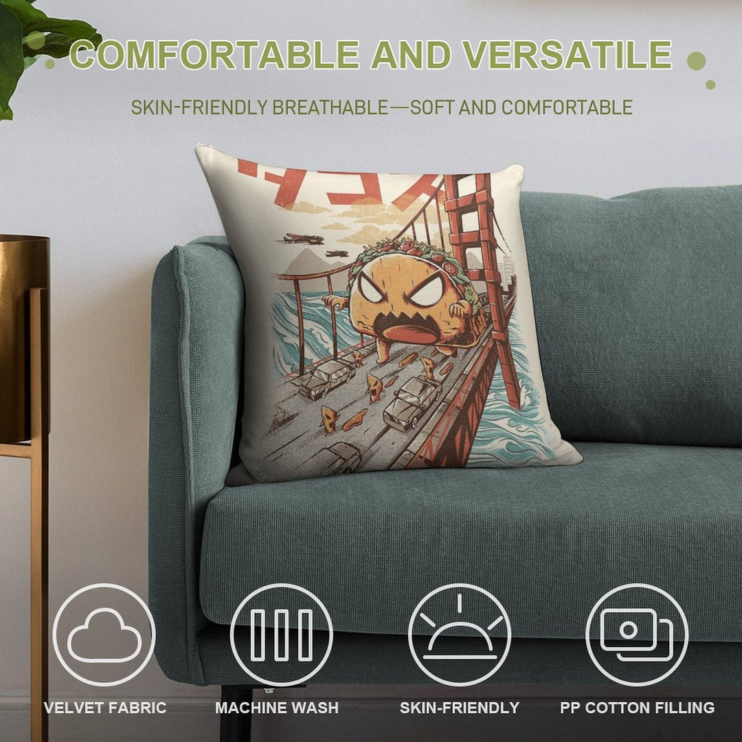 Takaiju Soft Easy Maintenance Throw Pillow