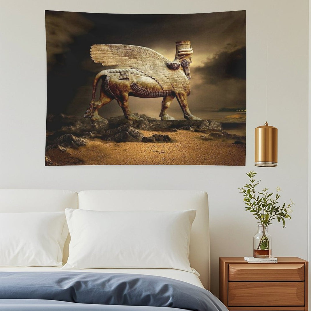 ASSYRIAN LAMASSU CLASSIC Tapestry