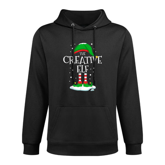 The Creative Elf Christmas Family Matching Xmas Group Funny Shrink-Resistant Hoodie