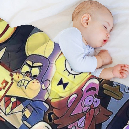 Gravity Falls Easy Care Throw Blanket