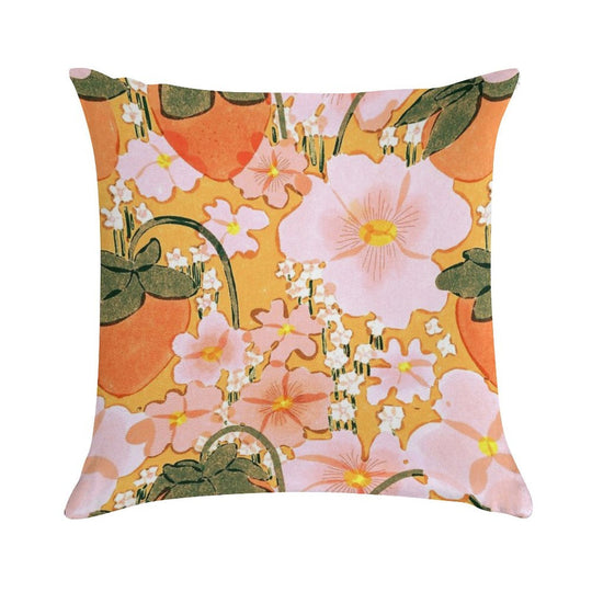 Strawberry Fields II Soft Decorative Cover Throw Pillow