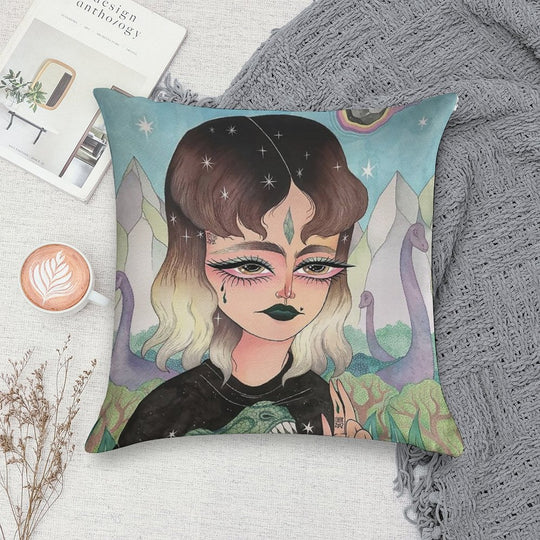 Last Day on Earth Soft Short Plush Fabric Throw Pillow