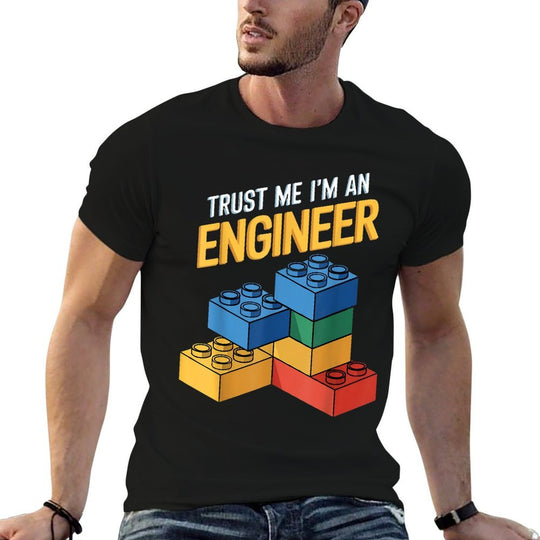 Im An Engineer Kids Brick Builder Bricks Building Blocks  Wrinkle-resistant T-Shirt