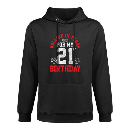 21st Birthday Las Vegas Trip Rolling Dice Gambling Gift All-Day Comfort Hoodie