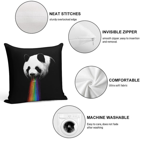 Pandalicious Soft Luxury Feel Throw Pillow