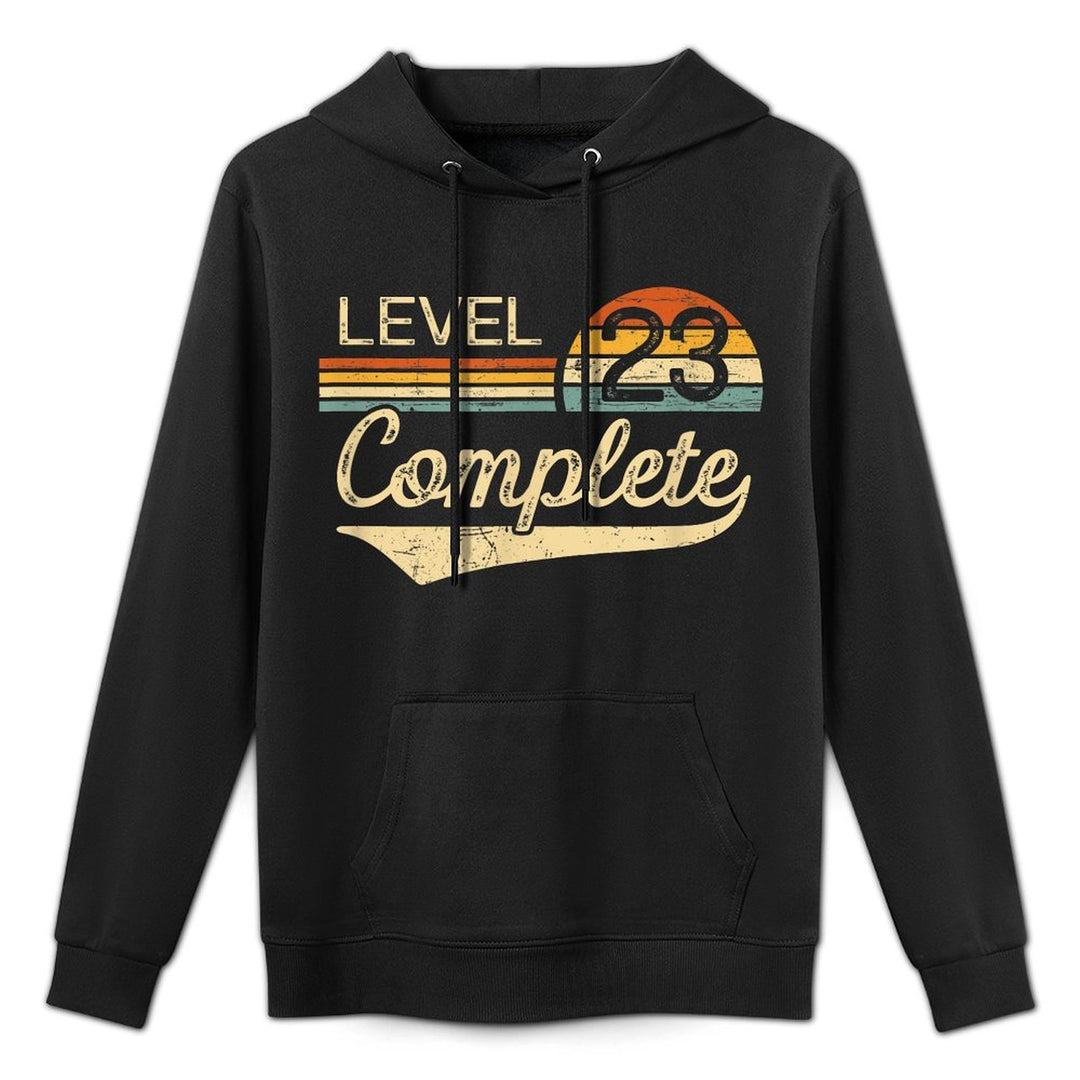 Level 23 Complete Vintage 23rd Wedding Anniversary Customizable Surface Hoodie