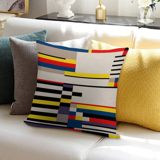 ASYMMETRY Soft Reinforced Edging Throw Pillow