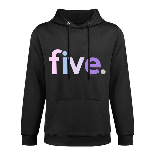 Kids 5th Birthday Girl 5 Five  Age 5 Year Old Party Ideas Unisex Design Hoodie