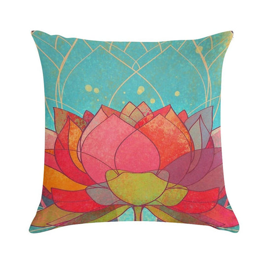 Space Lotos Soft Style Accent Throw Pillow