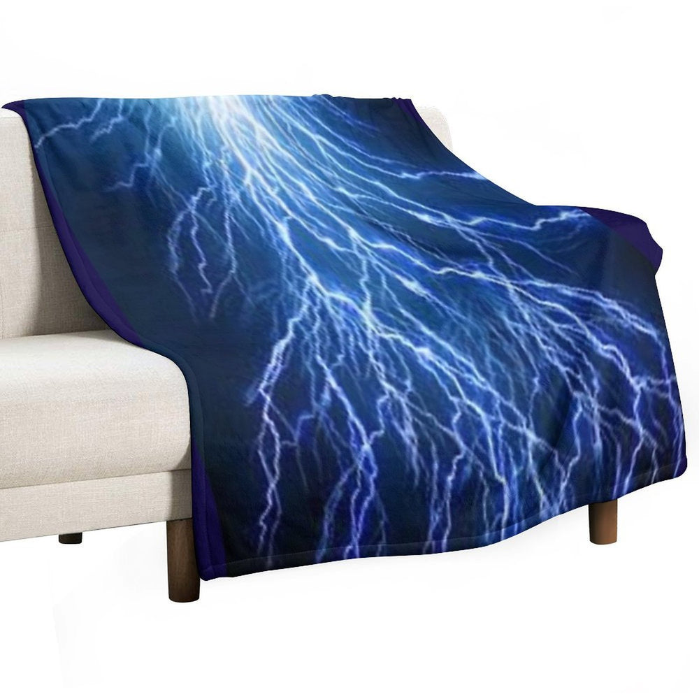 Lightning Storm All-season Throw Blanket