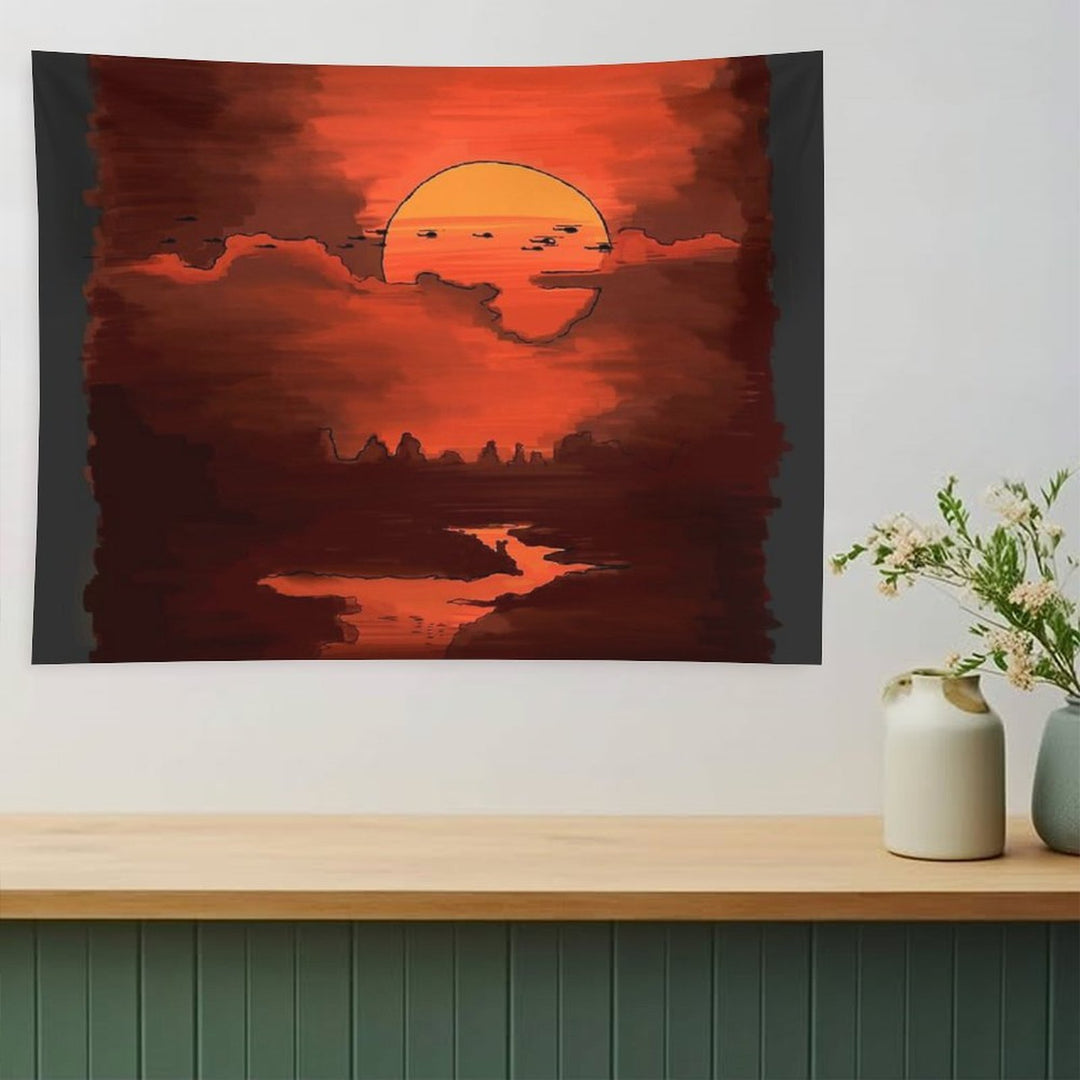 Apocalypse Now Illustration by Burro Tapestry