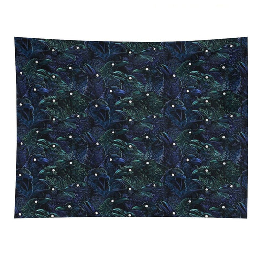 Raven Pattern Tapestry