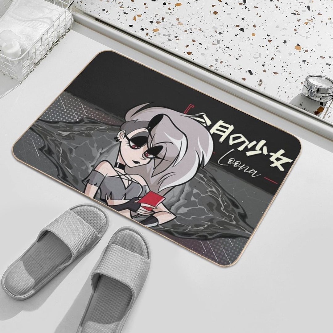 Loona Human Skyness  Helluva Boss  Versatile Bath Mat