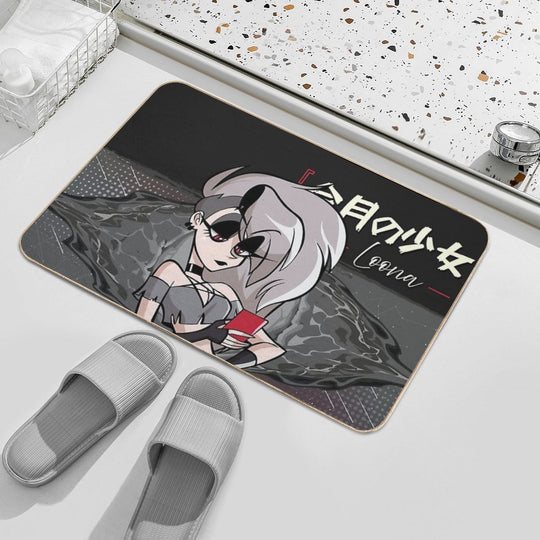 Loona Human Skyness  Helluva Boss  Versatile Bath Mat