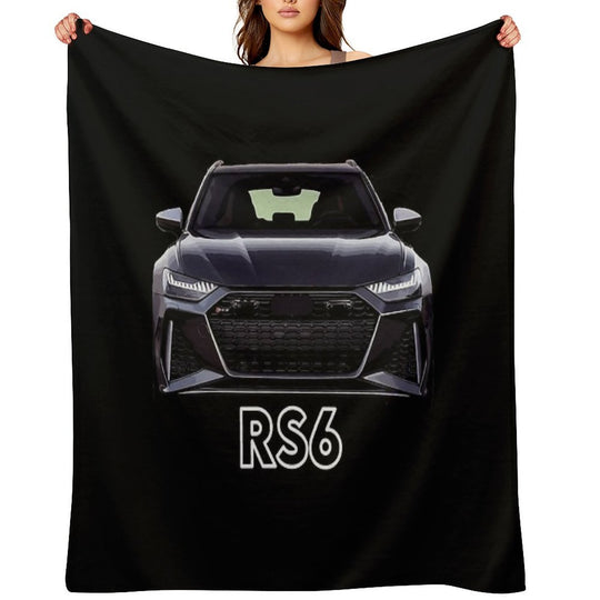 2020 Audi RS6 Shrink-resistant Throw Blanket