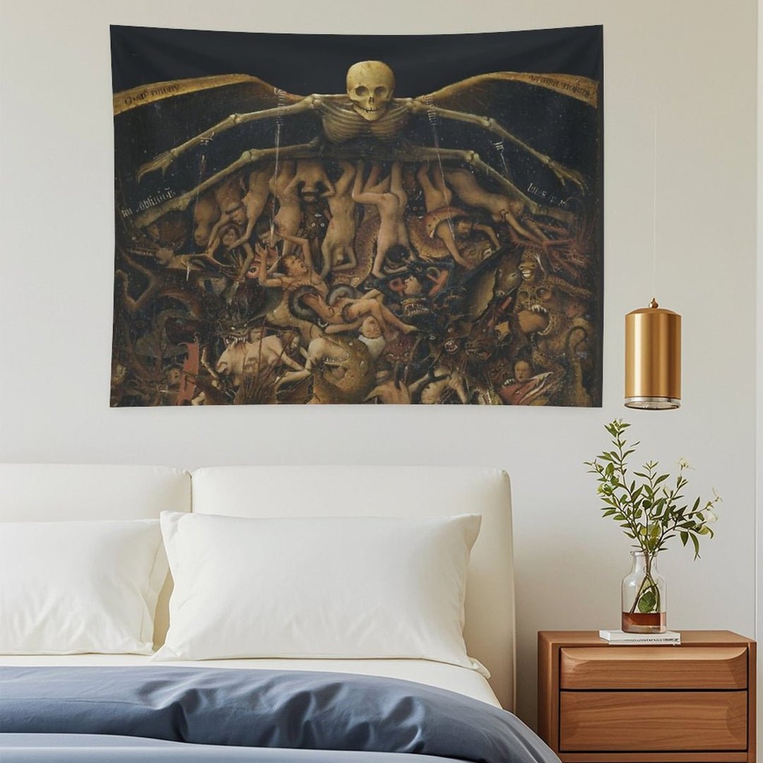 HD The Crucifixion The Last Judgment (detail) by Jan Van Eyck HIGH DEFINITION Tapestry