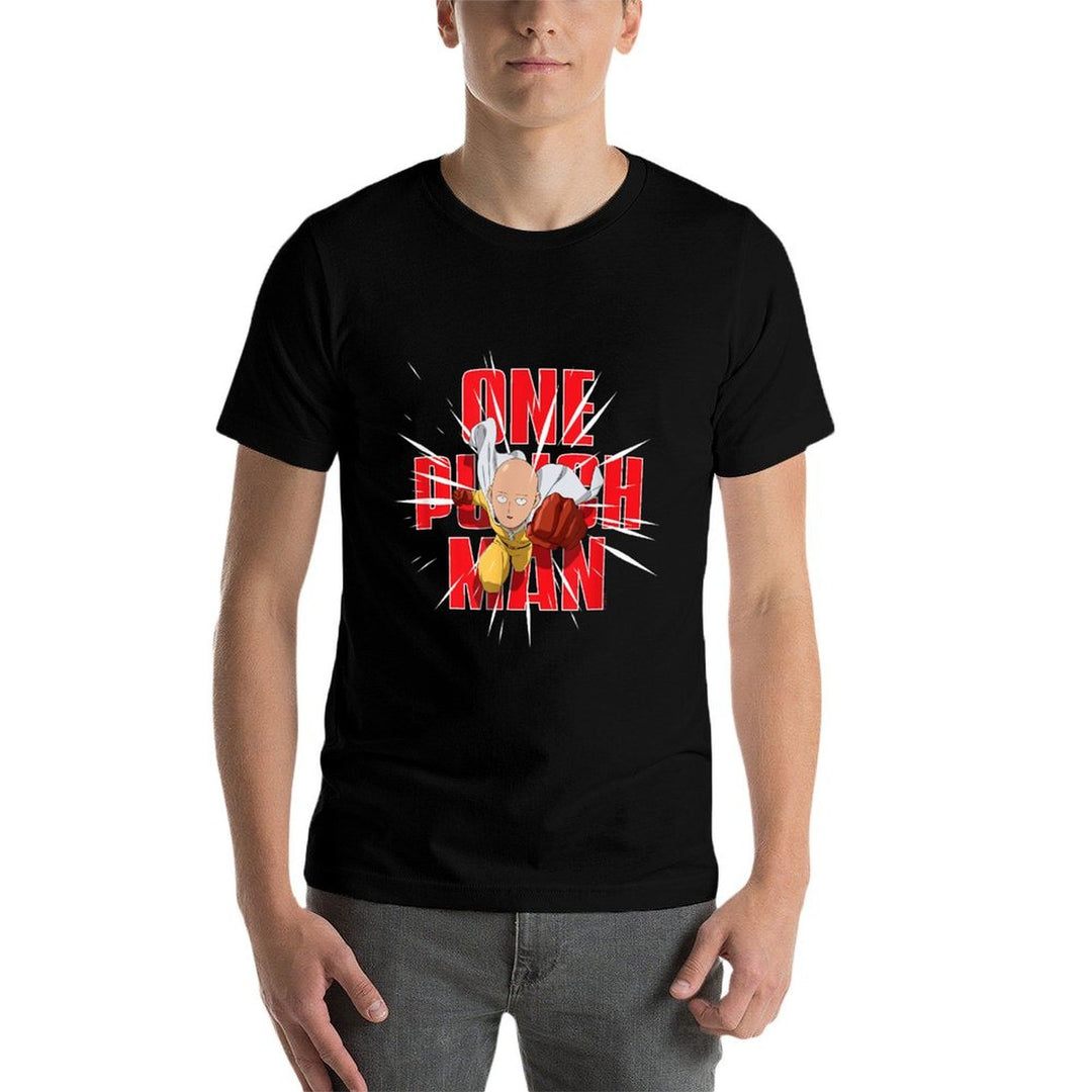 One Punch Man Saitama Punch Pose  Graphic-printed T-Shirt