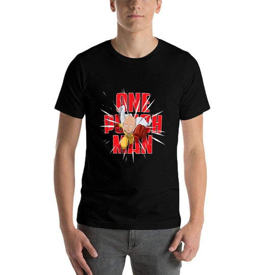 One Punch Man Saitama Punch Pose  Graphic-printed T-Shirt