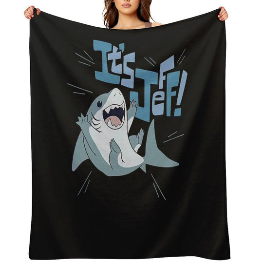 It’s Jeff The Landshark Compact Throw Blanket
