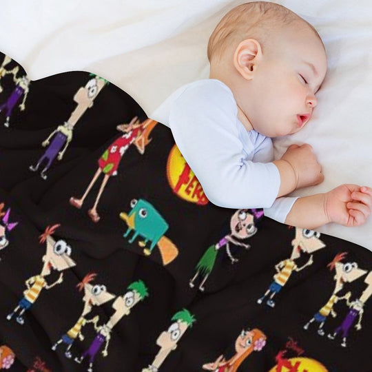 Phineas And Ferb Eco-conscious Throw Blanket